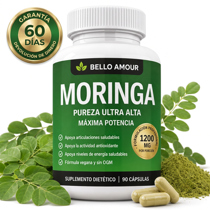 Belloamour™ Toplux Cápsulas de Moringa Oleifera 1200mg - 90 Cápsulas