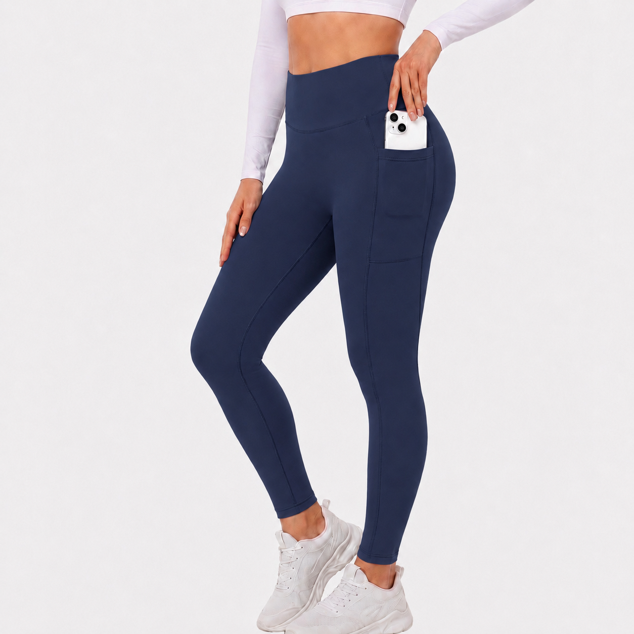 Belloamour™ Leggings Moldeadores Push Up Control de Abdomen Con Bolsillos