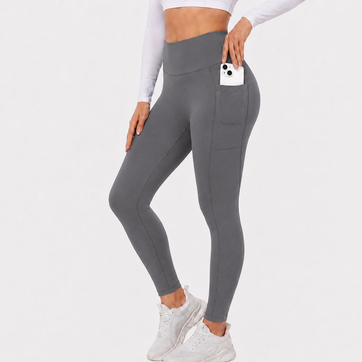 Belloamour™ Leggings Moldeadores Push Up Control de Abdomen Con Bolsillos