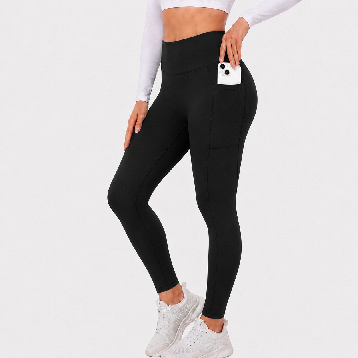 Belloamour™ Leggings Moldeadores Push Up Control de Abdomen Con Bolsillos